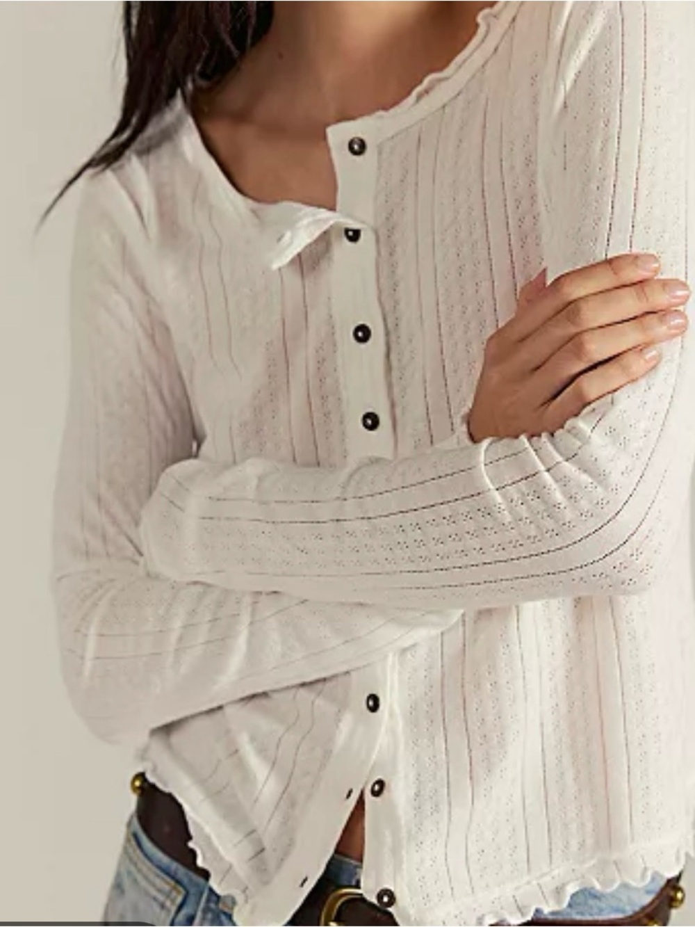Free People Madison Button-Down Top